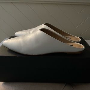 Lafayette 148 New York | Sarle White Leather Mule